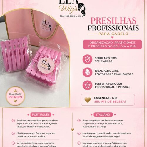 Pinze per Capelli Professionali – Ela Wig